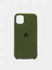 Хаки силиконовый цветной чехол iPhone  X, XS, XR, 11, XS MAX