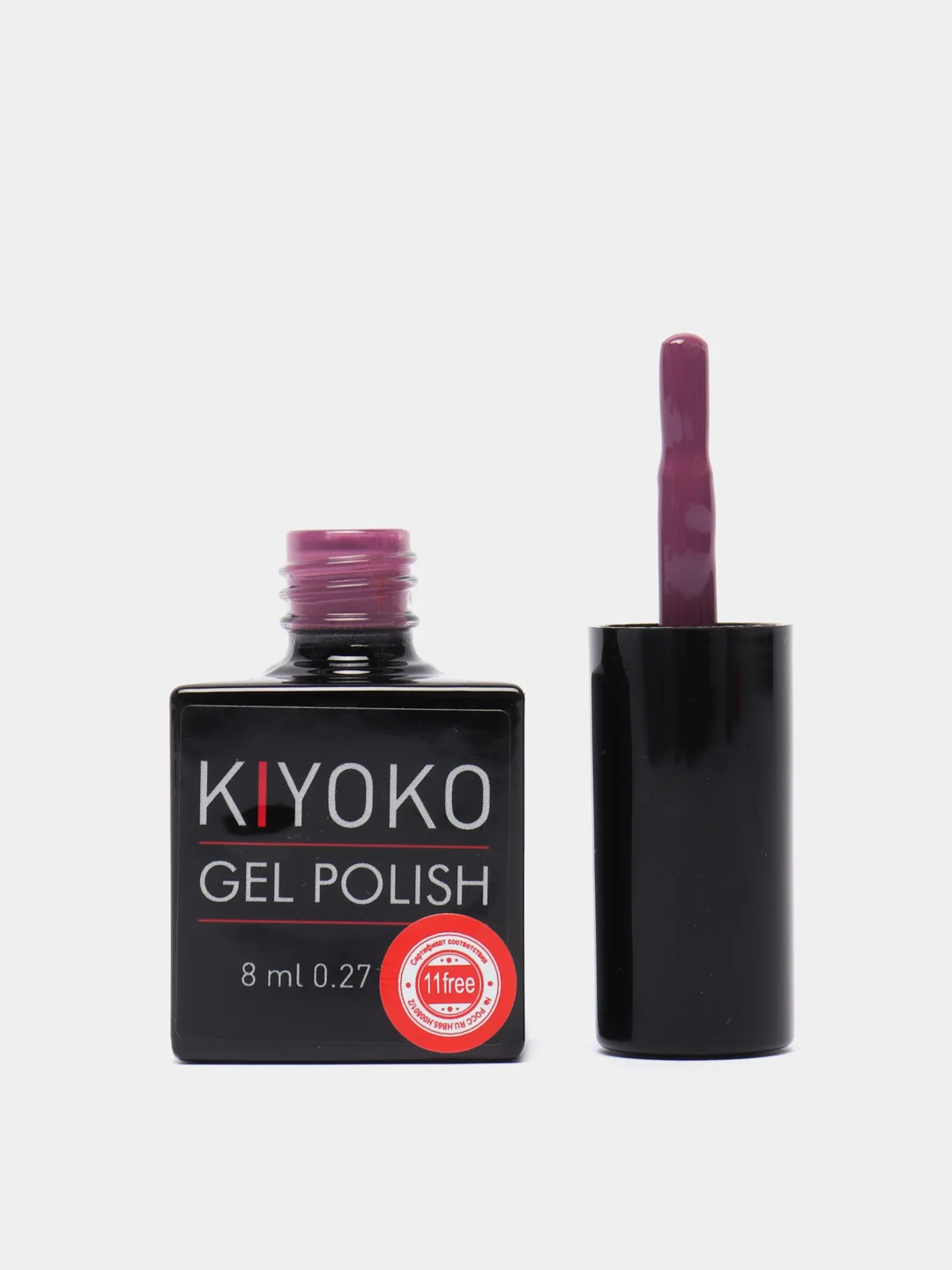 Сиреневый гель лак, гель-лак для ногтей KIYOKO Moon 37-42, 10g, алый красный коричневый вино