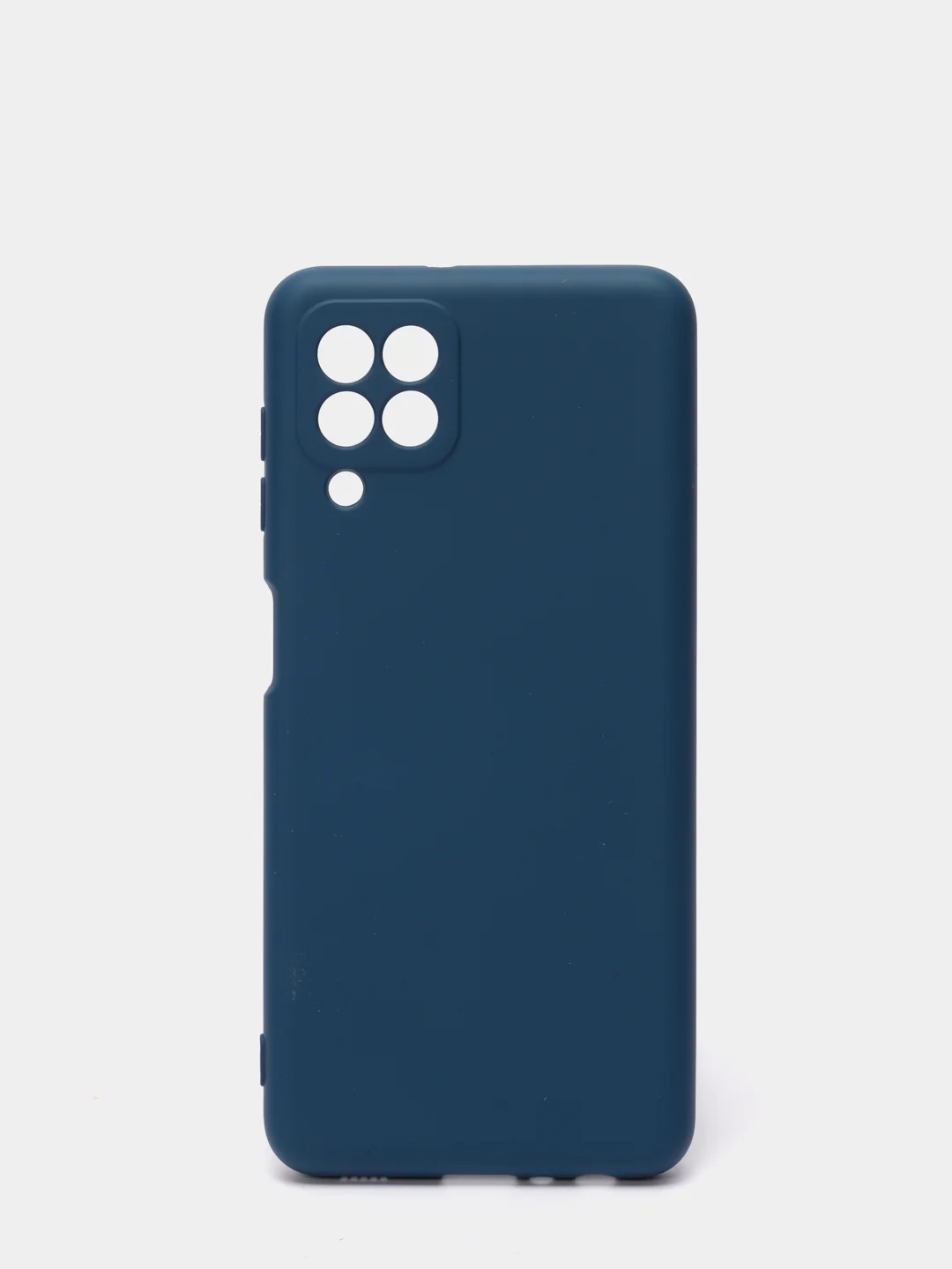 Темно-синий чехол для Samsung Galaxy A22 4G / Galaxy M22 / Galaxy M32 Silicone Cover силиконовый