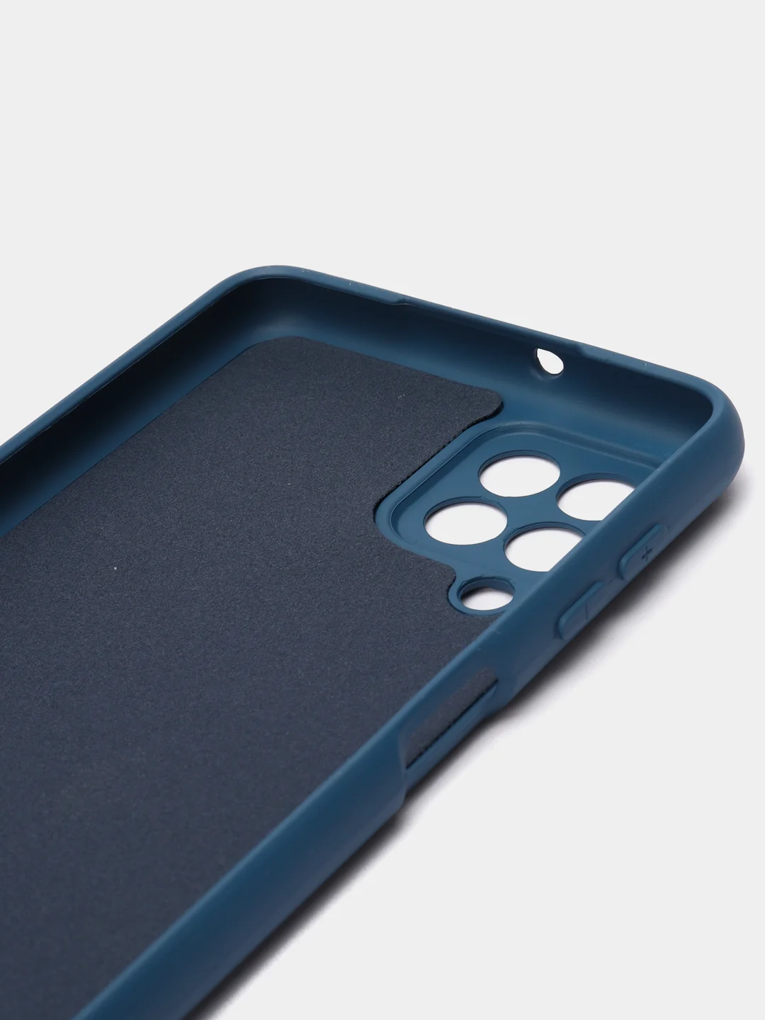 Темно-синий чехол для Samsung Galaxy A22 4G / Galaxy M22 / Galaxy M32 Silicone Cover силиконовый