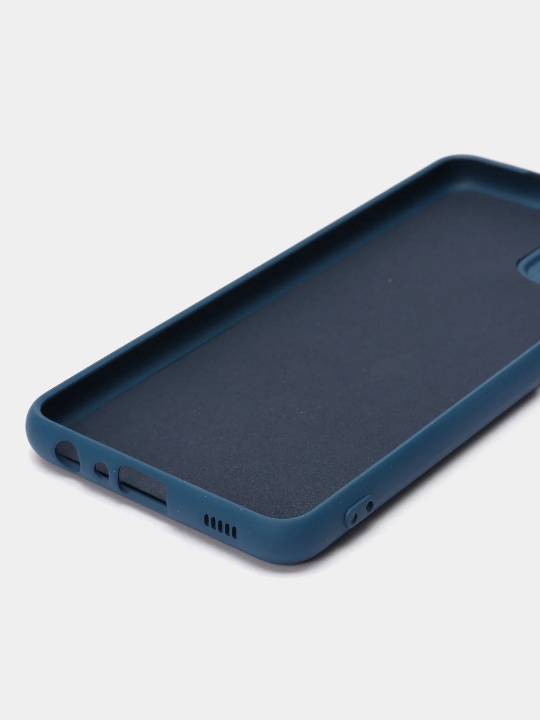 Темно-синий чехол для Samsung Galaxy A22 4G / Galaxy M22 / Galaxy M32 Silicone Cover силиконовый