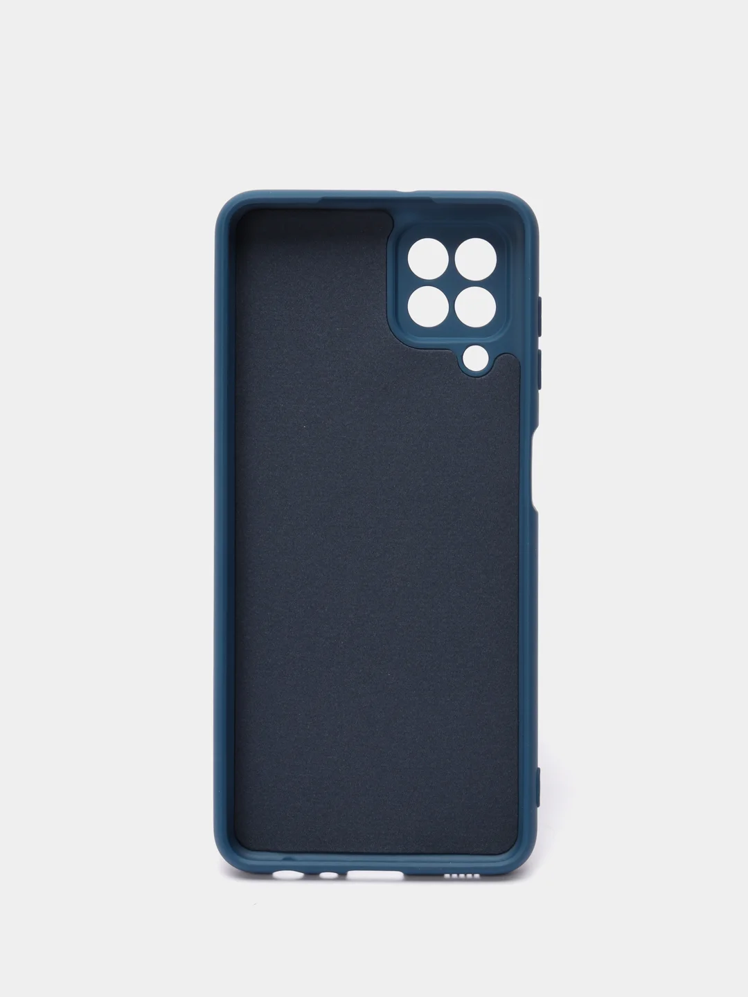 Темно-синий чехол для Samsung Galaxy A22 4G / Galaxy M22 / Galaxy M32 Silicone Cover силиконовый