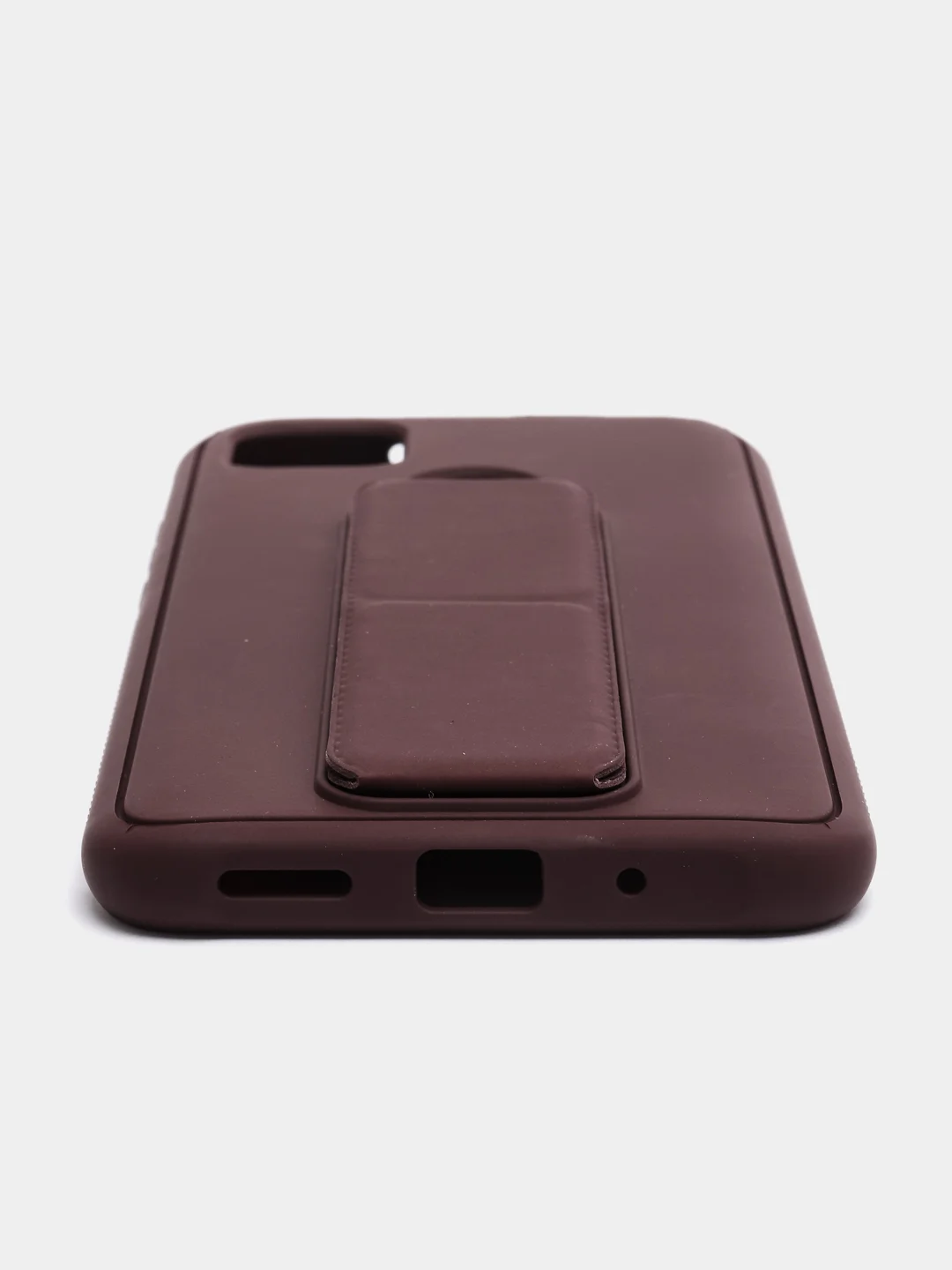 Бордовый чехол Xiaomi Redmi 9C, 9C NFC, 10A, Редми 9С (НФС), 10А силиконовый под кожу с подставкой