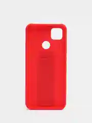 Красный чехол Xiaomi Redmi 9C, 9C NFC, 10A, Редми 9С (НФС), 10А силиконовый под кожу с подставкой