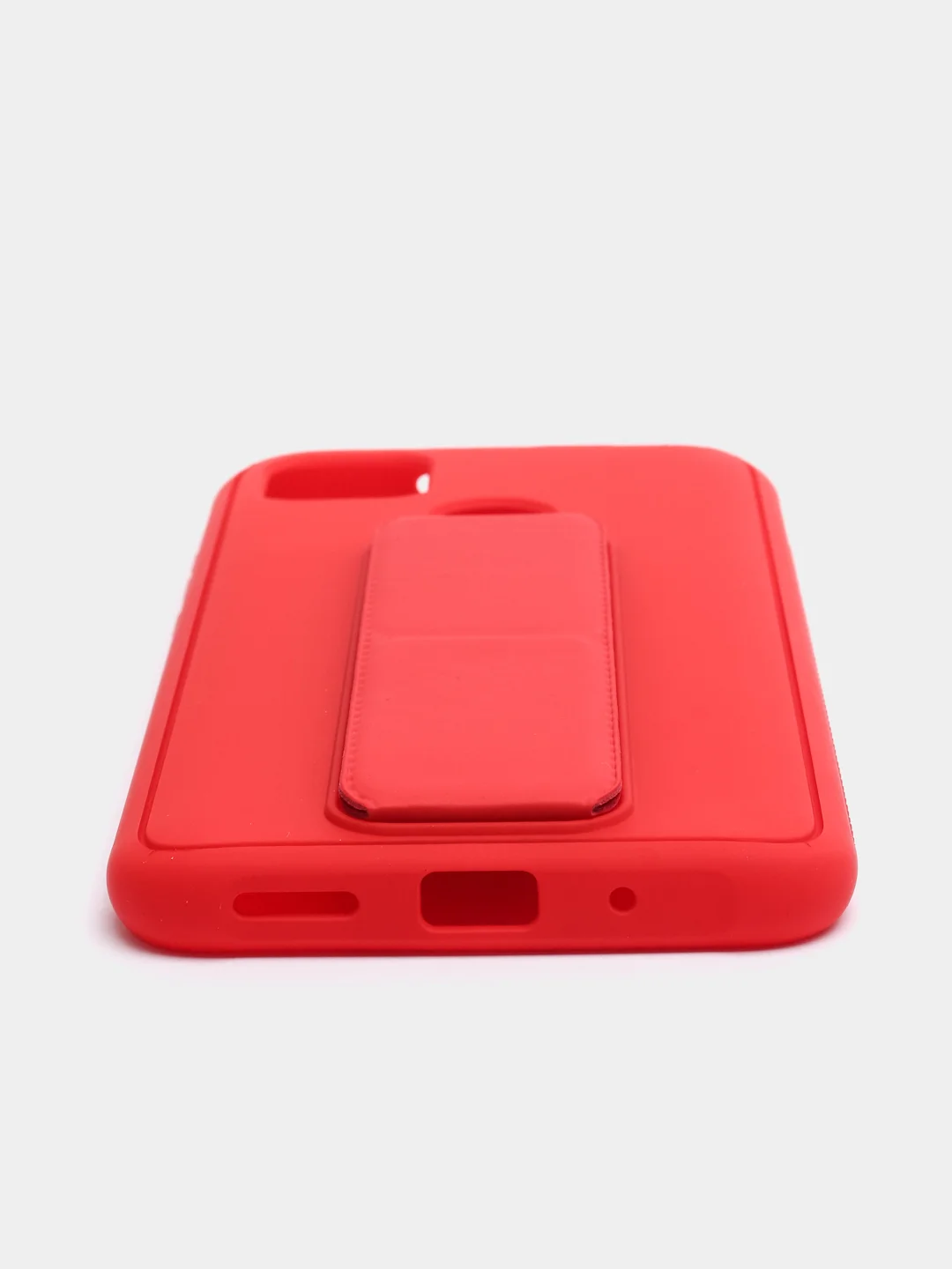 Красный чехол Xiaomi Redmi 9C, 9C NFC, 10A, Редми 9С (НФС), 10А силиконовый под кожу с подставкой