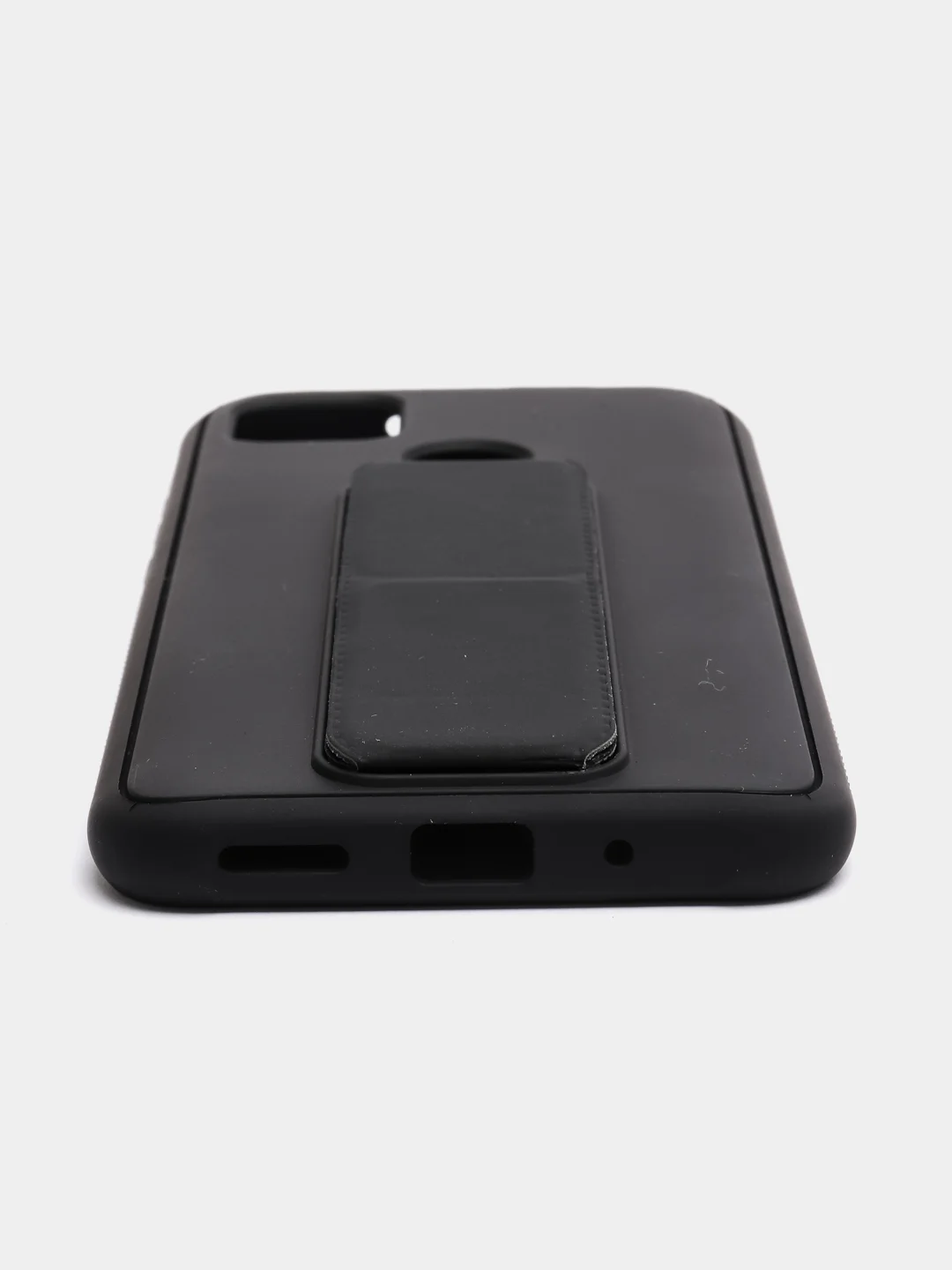 Черный чехол Xiaomi Redmi 9C, 9C NFC, 10A, Редми 9С (НФС), 10А силиконовый под кожу с подставкой