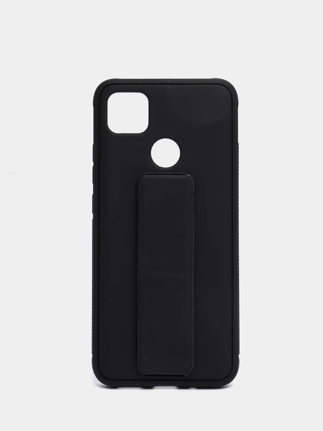 Черный чехол Xiaomi Redmi 9C, 9C NFC, 10A, Редми 9С (НФС), 10А силиконовый под кожу с подставкой