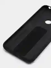 Черный чехол Xiaomi Redmi 9C, 9C NFC, 10A, Редми 9С (НФС), 10А силиконовый под кожу с подставкой