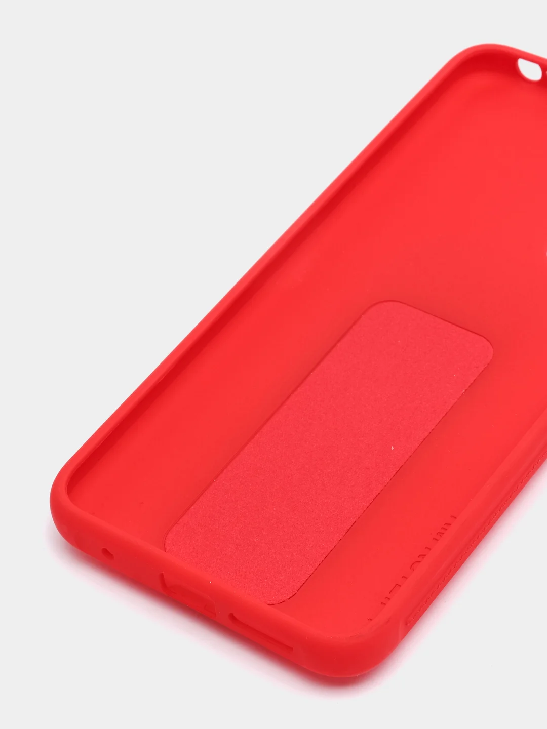 Красный чехол Xiaomi Redmi Note 11 4G, 11S, Редми Нот 11 4G, 11C силиконовый под кожу с подставкой