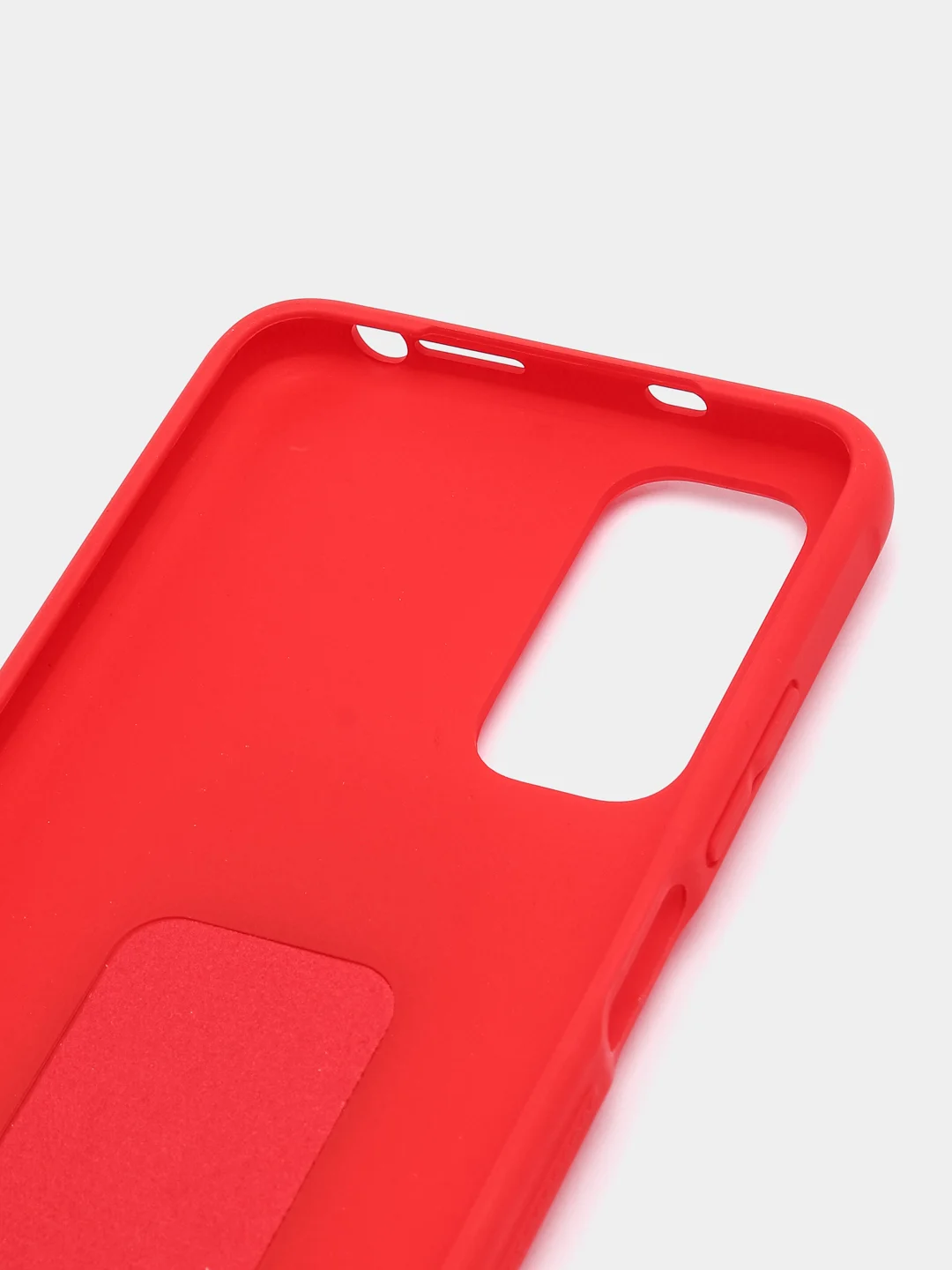 Красный чехол Xiaomi Redmi Note 11 4G, 11S, Редми Нот 11 4G, 11C силиконовый под кожу с подставкой