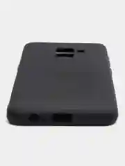 Угольный чехол Samsung Galaxy A8 2018 / Самсунг Галакси А8 2018 силиконовый цветной матовый