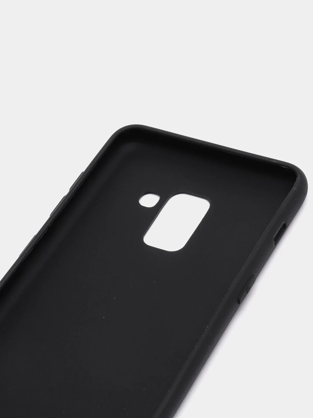 Угольный чехол Samsung Galaxy A8 2018 / Самсунг Галакси А8 2018 силиконовый цветной матовый