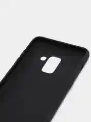 Угольный чехол Samsung Galaxy A8 2018 / Самсунг Галакси А8 2018 силиконовый цветной матовый