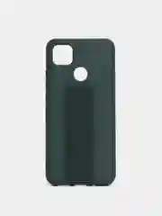 Зеленый чехол Xiaomi Redmi 9C, 9C NFC, 10A, Редми 9С (НФС), 10А силиконовый под кожу с подставкой