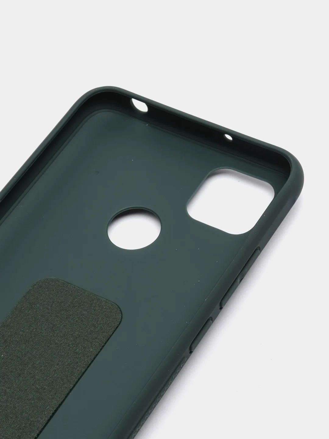 Зеленый чехол Xiaomi Redmi 9C, 9C NFC, 10A, Редми 9С (НФС), 10А силиконовый под кожу с подставкой