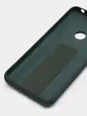 Зеленый чехол Xiaomi Redmi 9C, 9C NFC, 10A, Редми 9С (НФС), 10А силиконовый под кожу с подставкой