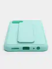 Бирюзовый чехол Samsung Galaxy A22s / A22 5G, Галакси А22с / А22 силиконовый под кожу с подставкой