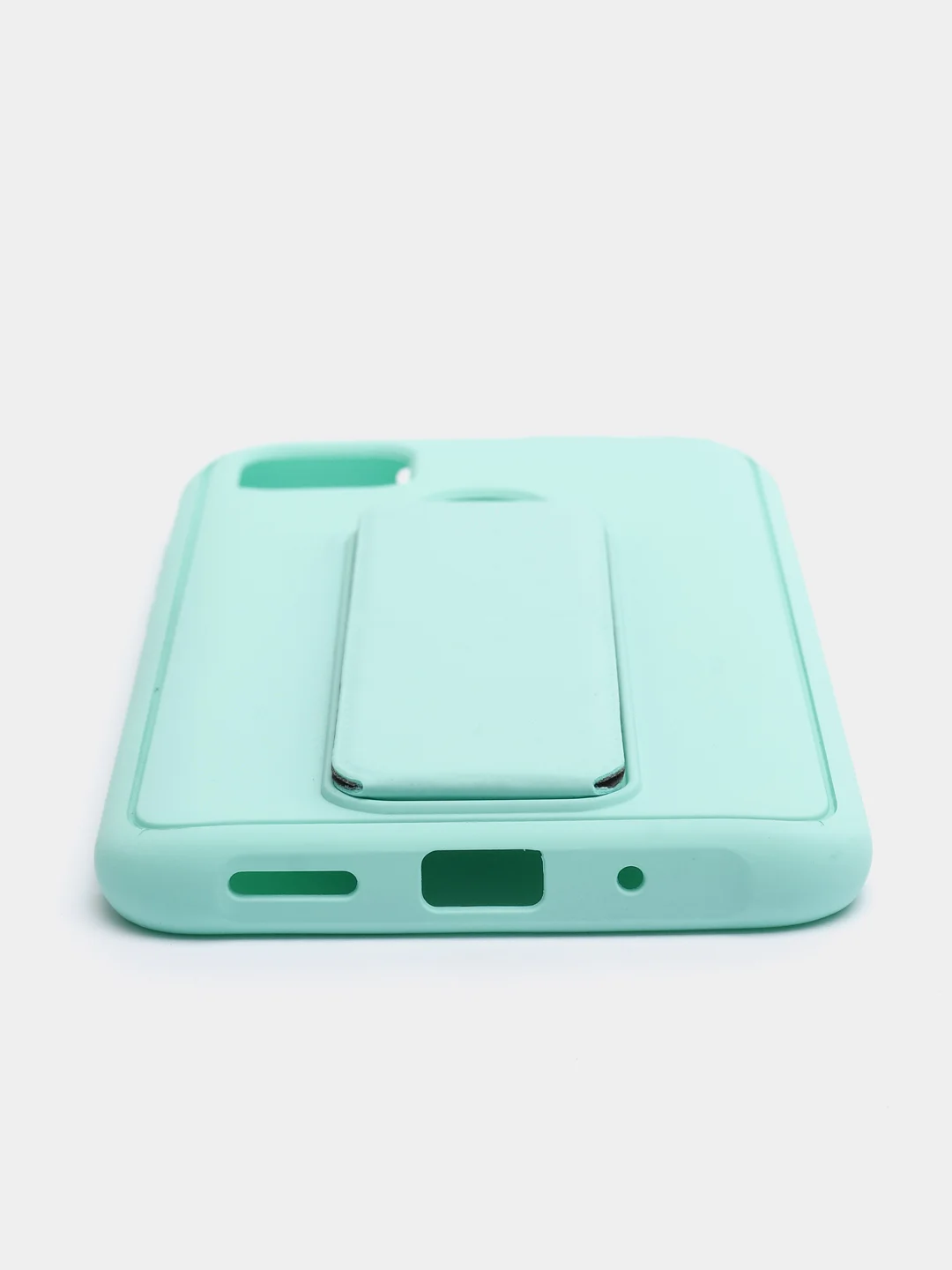 Бирюзовый чехол Xiaomi Redmi 9C, 9C NFC, 10A, Редми 9С (НФС), 10А силиконовый под кожу с подставкой