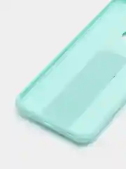 Бирюзовый чехол Xiaomi Redmi 9C, 9C NFC, 10A, Редми 9С (НФС), 10А силиконовый под кожу с подставкой