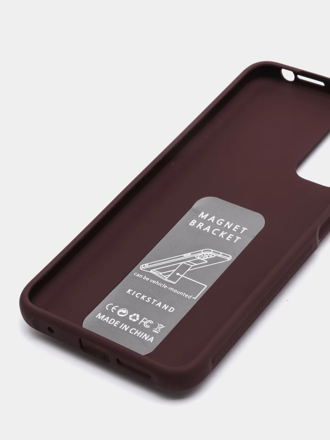 Бордовый чехол Xiaomi Redmi Note 11 4G, 11S, Редми Нот 11 4G, 11C силиконовый под кожу с подставкой