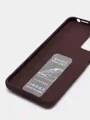 Бордовый чехол Xiaomi Redmi Note 11 4G, 11S, Редми Нот 11 4G, 11C силиконовый под кожу с подставкой