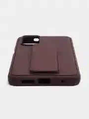 Бордовый чехол Xiaomi Redmi Note 11 4G, 11S, Редми Нот 11 4G, 11C силиконовый под кожу с подставкой