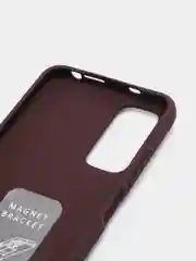 Бордовый чехол Xiaomi Redmi Note 11 4G, 11S, Редми Нот 11 4G, 11C силиконовый под кожу с подставкой