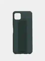 Зеленый чехол Samsung Galaxy A22s / A22 5G, Галакси А22с / А22 силиконовый под кожу с подставкой
