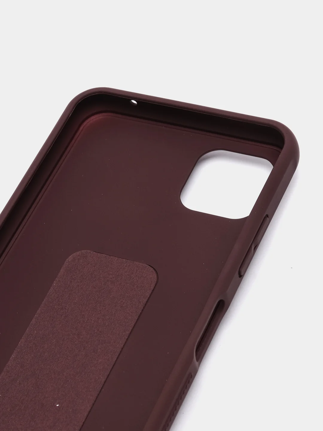 Бордовый чехол Samsung Galaxy A22s / A22 5G, Галакси А22с / А22 силиконовый под кожу с подставкой