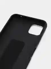 Черный чехол Samsung Galaxy A22s / A22 5G, Галакси А22с / А22 силиконовый под кожу с подставкой