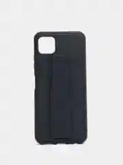 Темно-синий чехол Samsung Galaxy A22s / A22 5G, Галакси А22с / А22 силиконовый под кожу с подставкой
