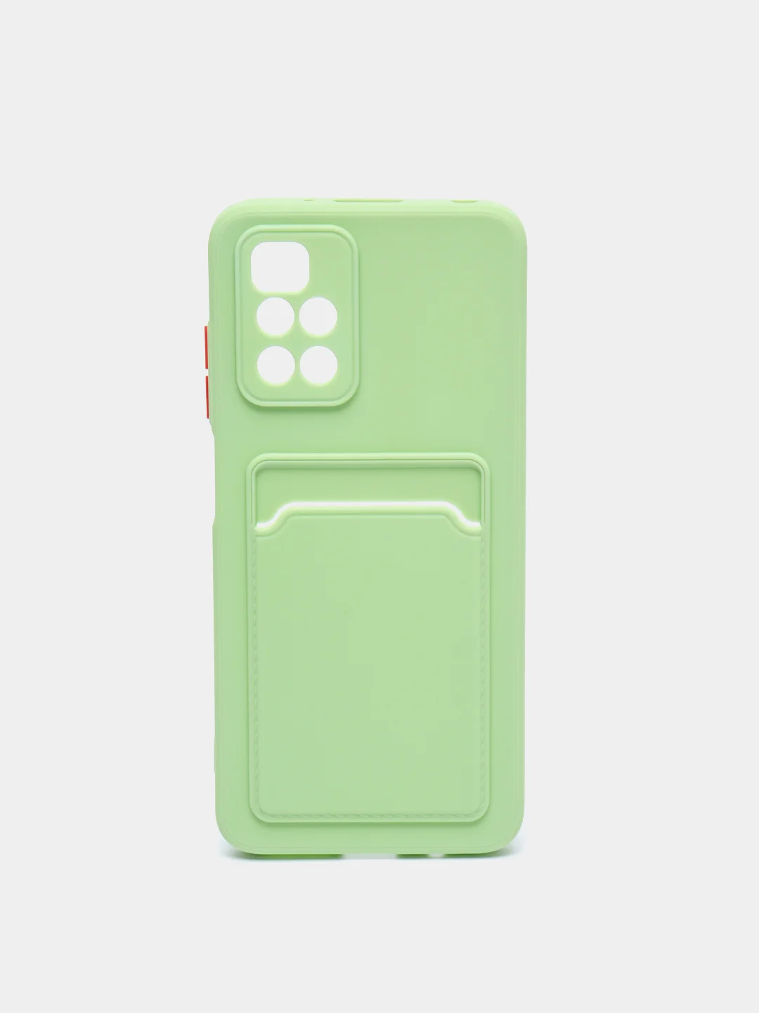 Салатовый чехол с отделением для пластиковой карты XIAOMI REDMI 10