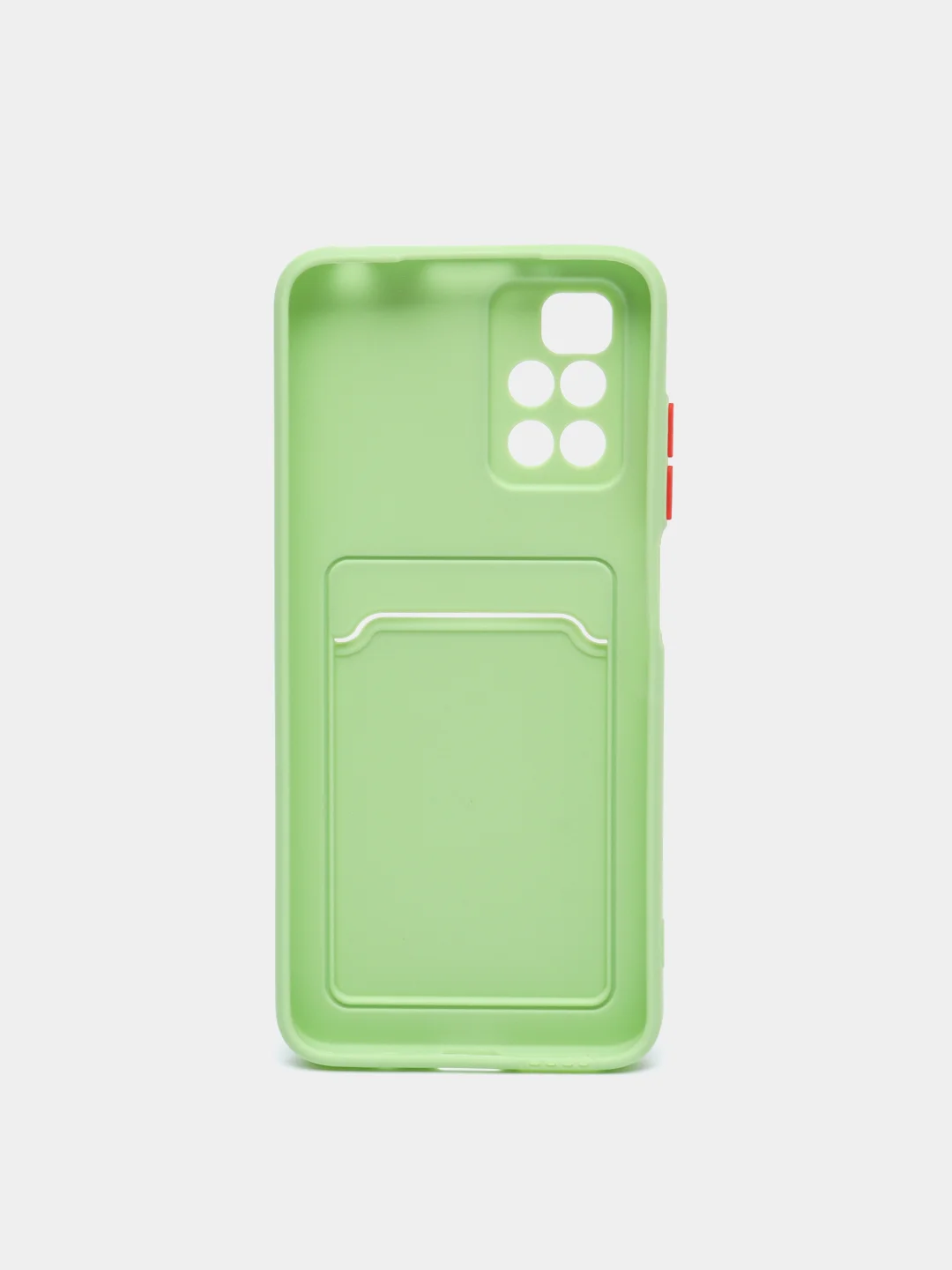 Салатовый чехол с отделением для пластиковой карты XIAOMI REDMI 10