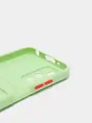 Салатовый чехол с отделением для пластиковой карты XIAOMI REDMI 10