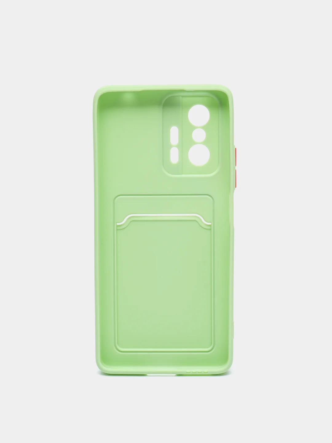 Салатовый чехол с отделением для пластиковой карты XIAOMI 11T / XIAOMI 11T pro