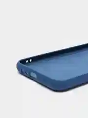 Синий чехол для Realme C20 / C11 2021 с бархатом внутри и защитой камеры