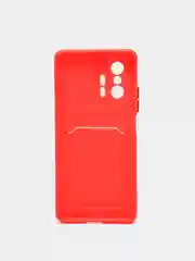 Зеленый чехол с отделением для пластиковой карты XIAOMI 11T / XIAOMI 11T pro