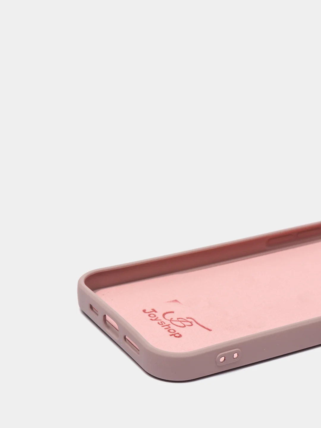 Бежевый чехол для iPhone 11, 12 с бархатной подкладкой с картинкой / рисунком