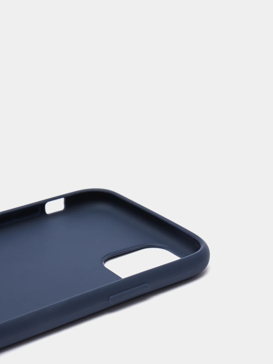 Синий чехол силиконовая накладка Apple Iphone 11