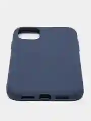 Синий чехол силиконовая накладка Apple Iphone 11