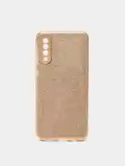 Золотой чехол Samsung Galaxy A50 / A50s / A30s блестящий сияющий с защитой камеры