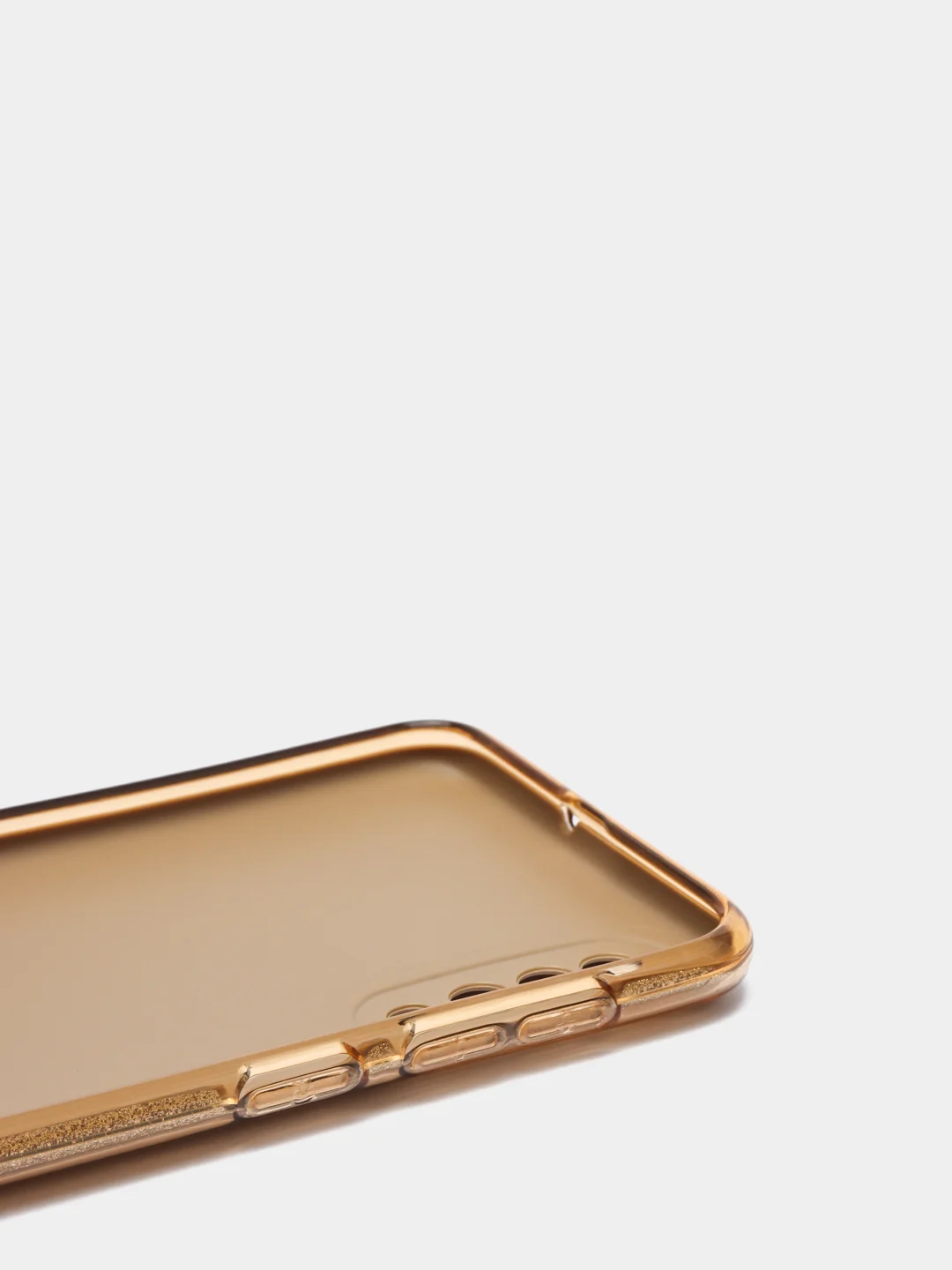 Золотой чехол Samsung Galaxy A50 / A50s / A30s блестящий сияющий с защитой камеры