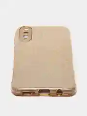 Золотой чехол Samsung Galaxy A50 / A50s / A30s блестящий сияющий с защитой камеры