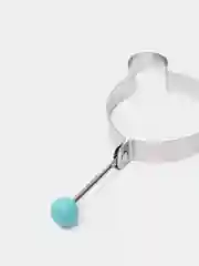 Черный форма для жарки яичницы, металлическая