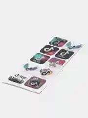 Светло-оранжевый 3d объемные наклейки, стикеры на телефон