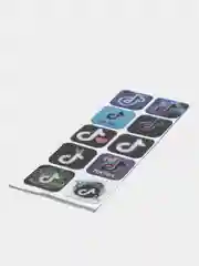 Светло-оранжевый 3d объемные наклейки, стикеры на телефон