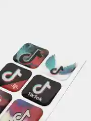 Светло-оранжевый 3d наклейки набор стикеров на телефон
