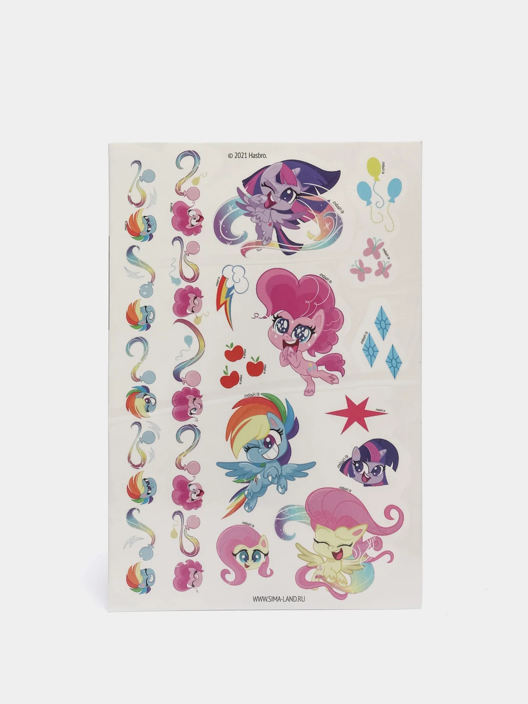 Аметистовый тату "Минни Маус" "My Little Pony", переводные, для девочки
