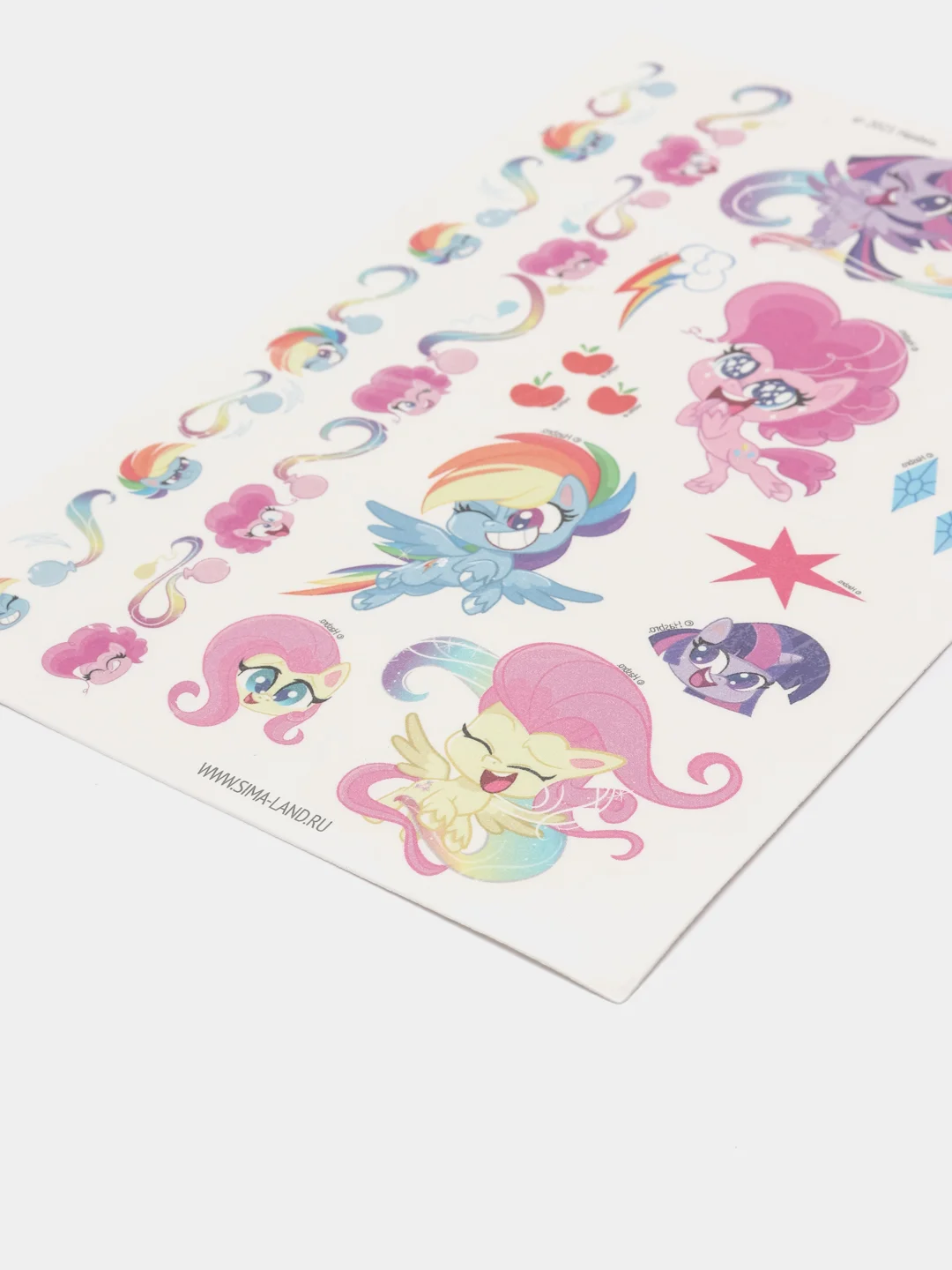 Аметистовый тату "Минни Маус" "My Little Pony", переводные, для девочки