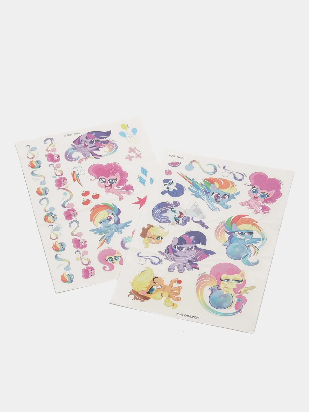 Аметистовый тату "Минни Маус" "My Little Pony", переводные, для девочки
